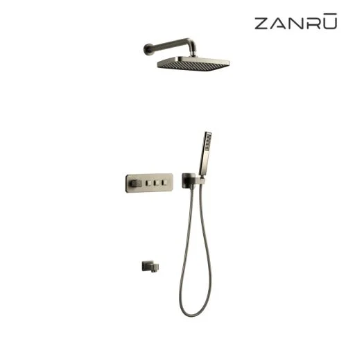 ZANRU Thermostat Concealed Shower Set ZN607HASQX | Shower Column - Set Shower Tanam - Shower Tiang