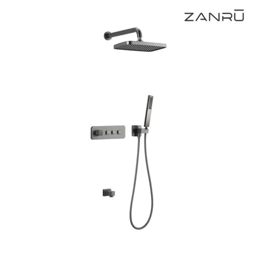 ZANRU Thermostat Concealed Shower Set ZN607HASQX | Shower Column - Set Shower Tanam - Shower Tiang