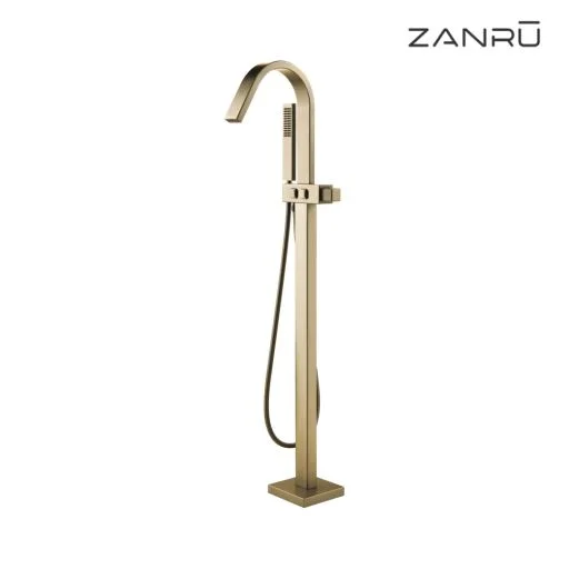 ZANRU ZN821HASQX Freestanding Bath Filler |  Keran Mixer Bathtub Lantai